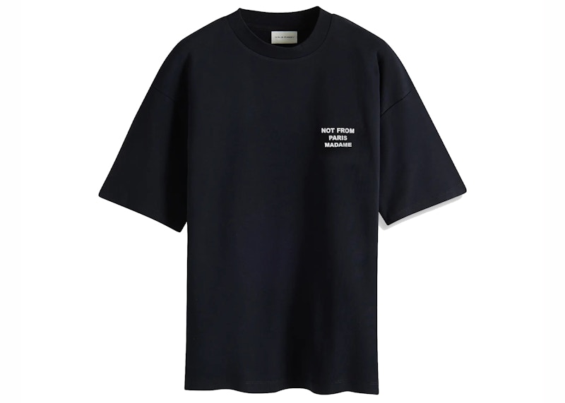 Drole de Monsieur Le Slogan T shirt Black Men s SS23 US