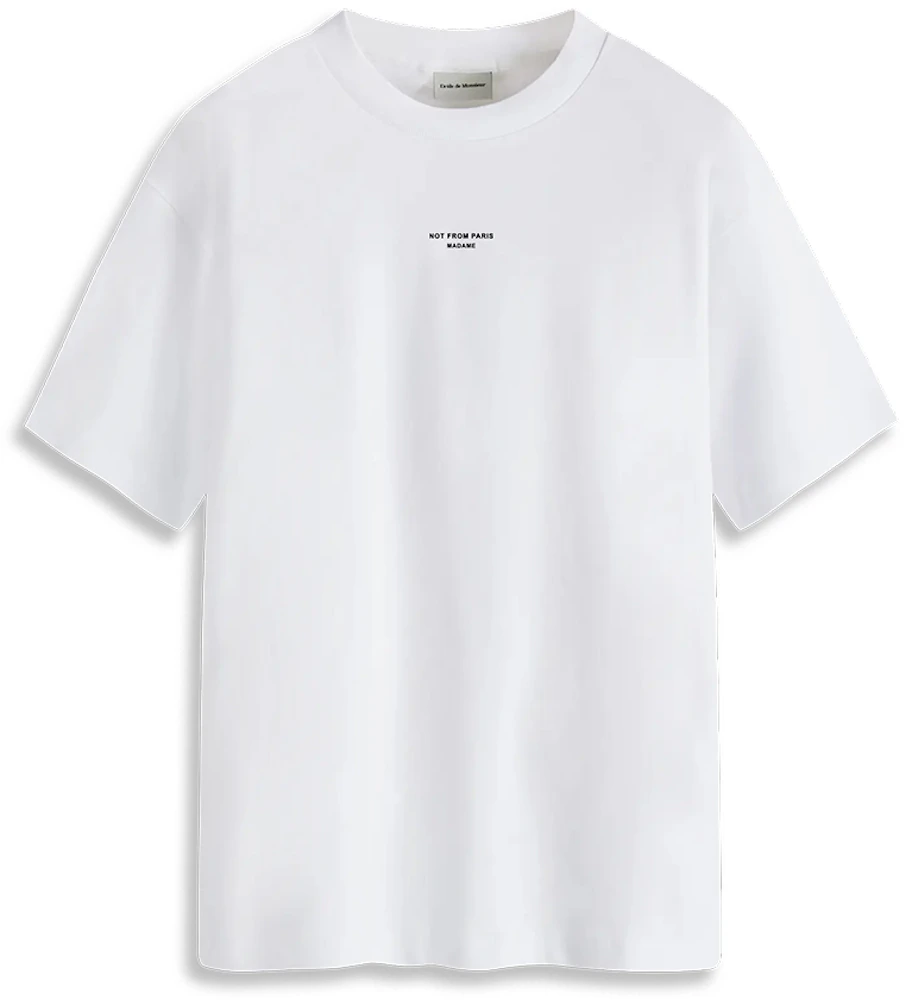 Drole de Monsieur Le T-Shirt Slogan II T-shirt White Men's - SS23 - US
