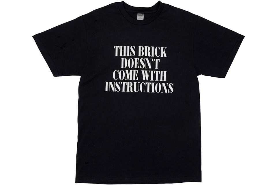 DropX™️ Exclusive: Benny the Butcher x Bricks & Wood x Coachella Instructions Tee Black