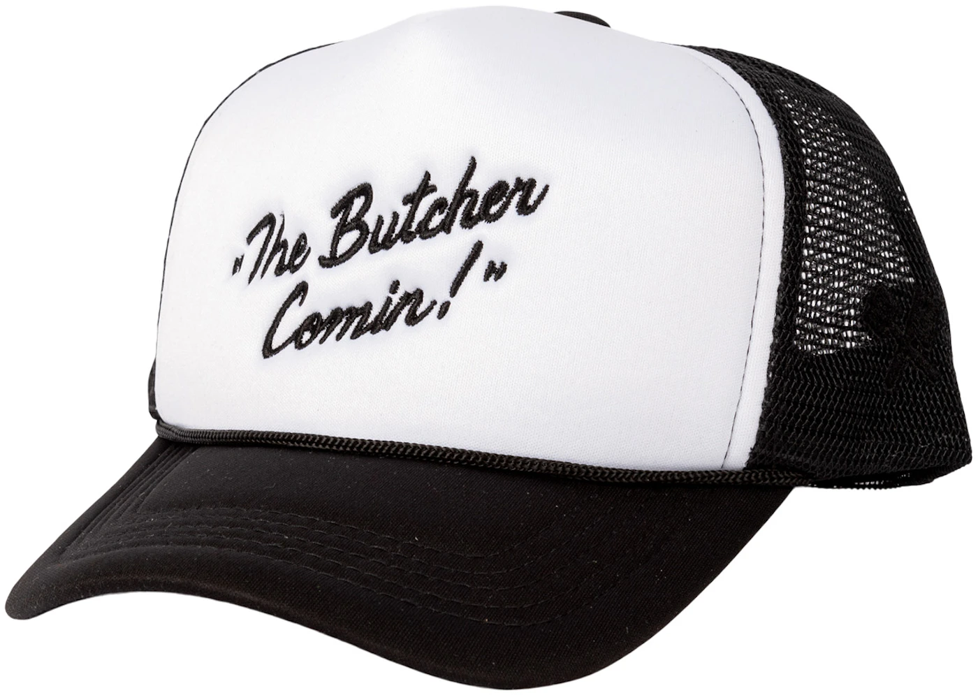 Coachella Exclusive: US the & Benny - Butcher Hat Wood Black x Bricks DropX™️ Trucker x Pyrex
