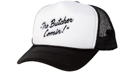 DropX™️ Exclusive: Benny the Butcher x Bricks & Wood x Coachella Pyrex Trucker Hat Black