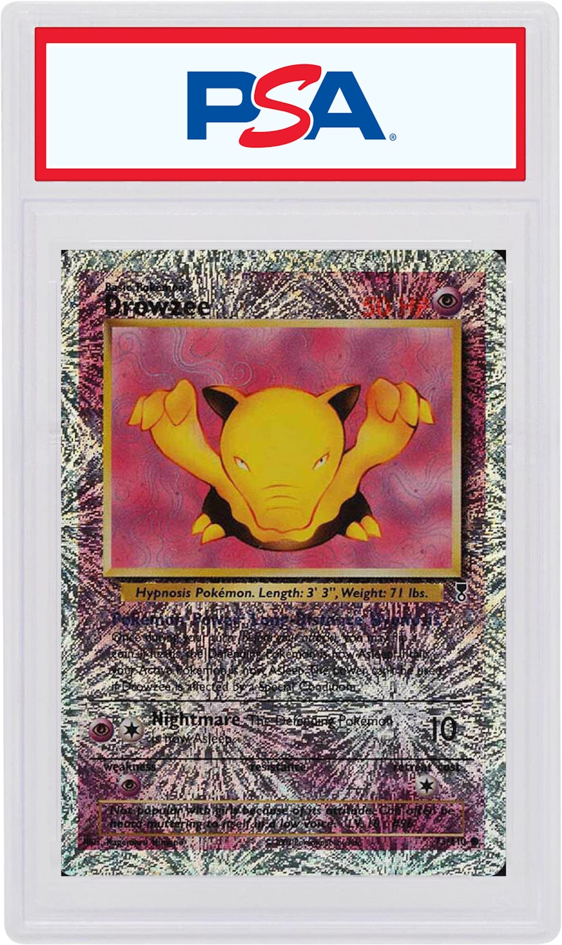 Drowzee 2002 Pokemon TCG Legendary Collection Reverse Foil #73 (PSA or BGS Graded)