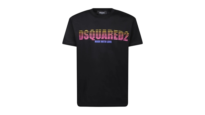 大人気★DSQUARED2 DSQ2 COOL FIT T-SHIRT DSQUARED2 Cool Fit Logo T Shirt Black | Mainline Menswear