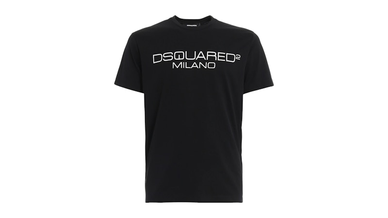 Dsquared2 Cool Fit Milano Logo T-Shirt Black メンズ - FW24 - JP
