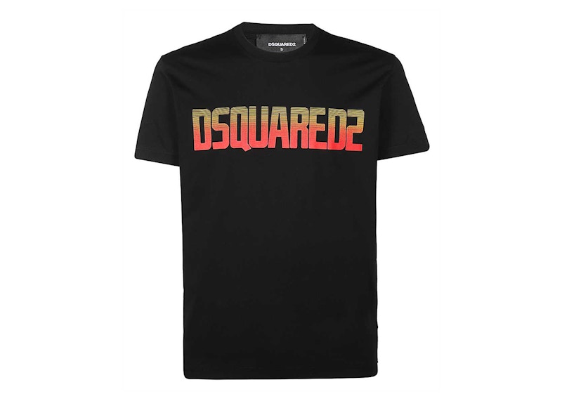 Dsquared2 Flame Logo T-Shirt Black Men's - US