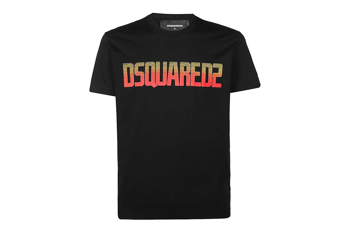 Pre-owned Dsquared2 Flame Logo T-shirt Black