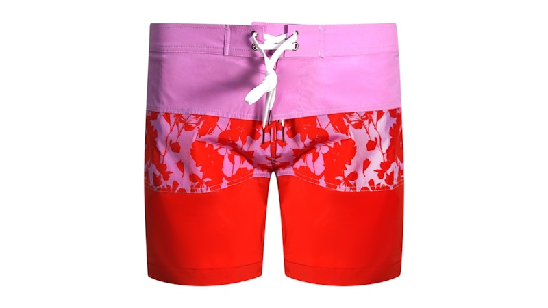 Dsquared2 Floral Design Swim Shorts Pink