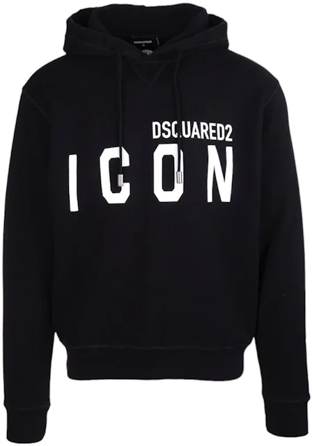 Dsquared2 Icon Cool Hoodie Black/White Men's - SS23 - US