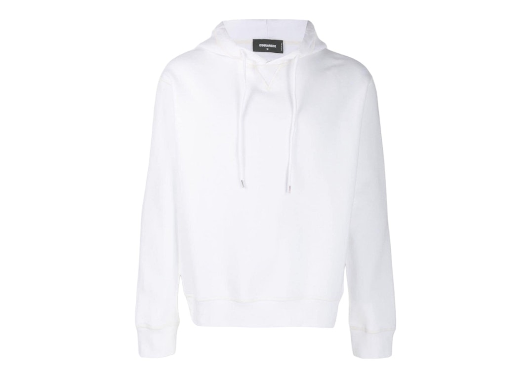 Pre-owned Dsquared2 Icon Hoodie White/red