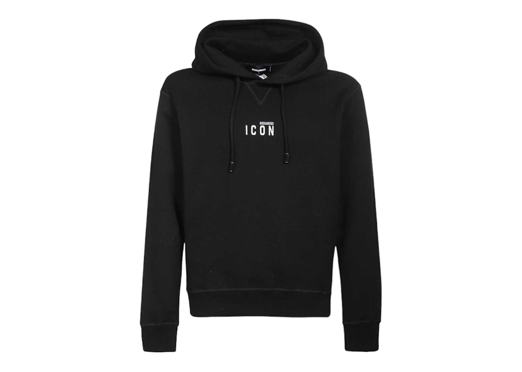 Pre-owned Dsquared2 Mini Be Icon Hoodie Black/white