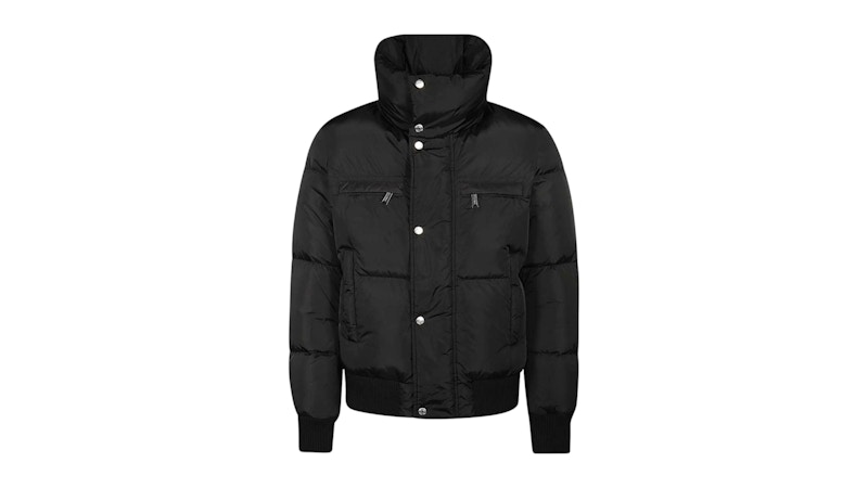 Dsquared2 Neck Logo Down Jacket Black