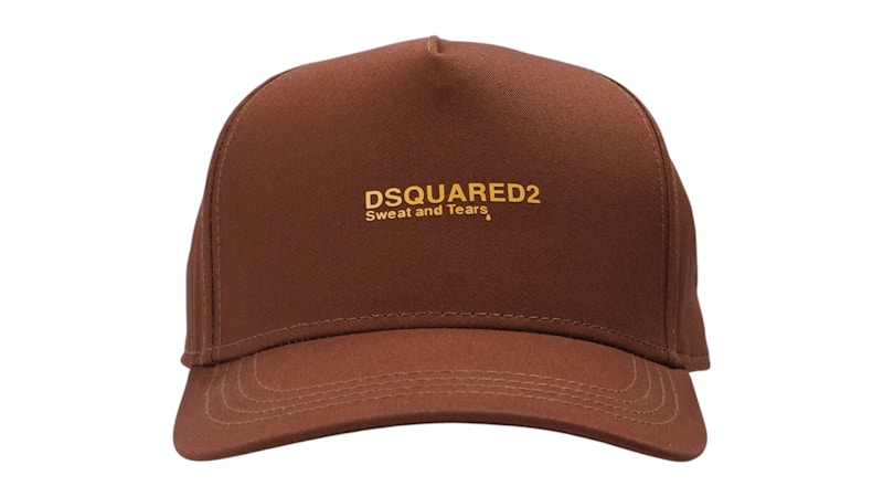 Dsquared2 Sweat And Tears Logo Cap Brown