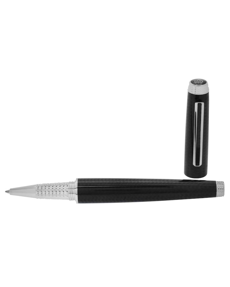 Dunhill Avorites Black Carbon Fiber 5.5in Rollerball NNV3623