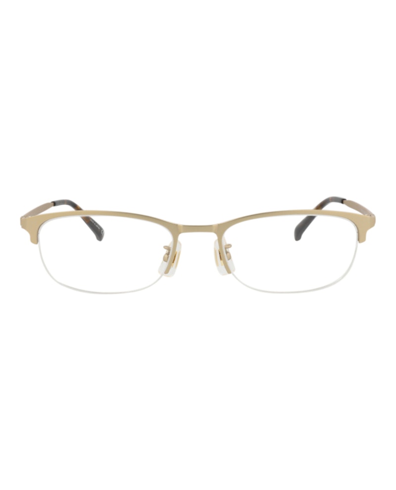 Pre-owned Dunhill Men's Roundframe Titanium Optical Frames In Gold Gold Transparent (du0019oj/30009724/003)