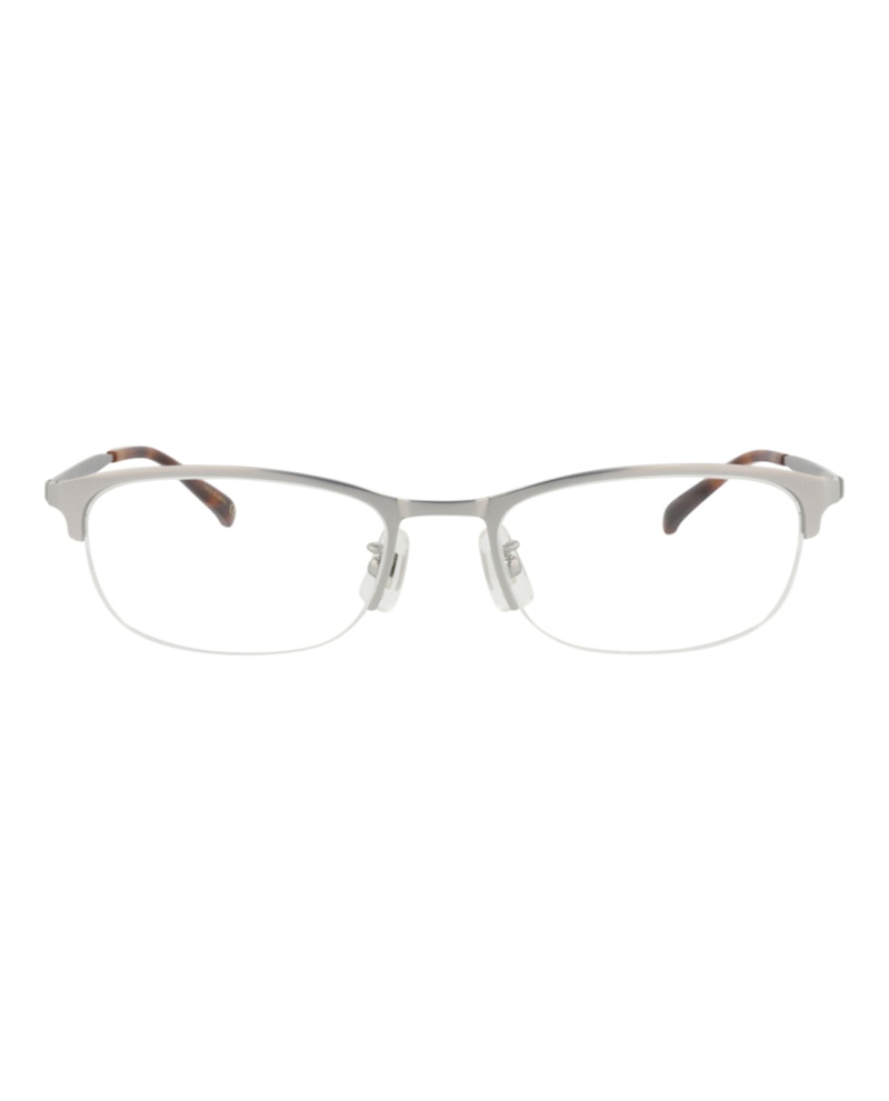 Pre-owned Dunhill Men's  Roundframe Titanium Optical Frames In Silver Silver Transparent (du0019oj/30009724/002