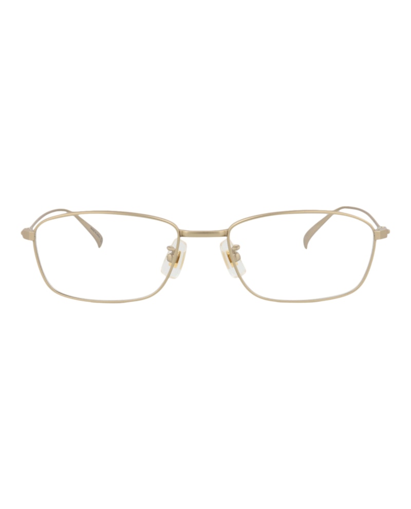Pre-owned Dunhill Men's  Squareframe Titanium Optical Frames In Gold Gold Transparent (du0008oj/30009689/002)