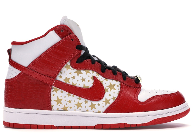 Nike Dunk High Pro SB Supreme Red Stars 