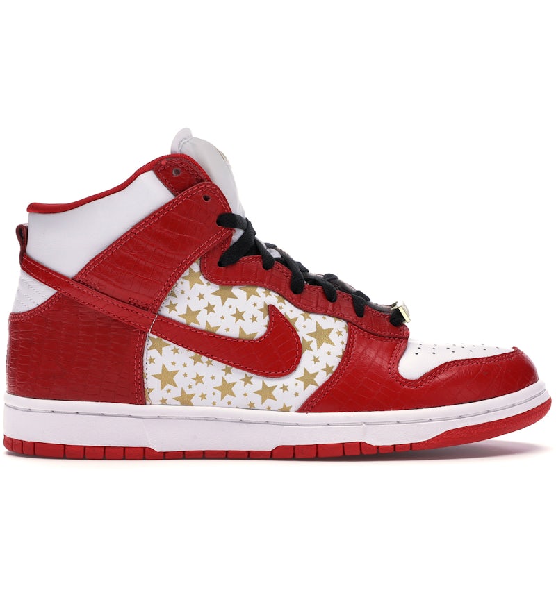 Nike Dunk High Pro SB Supreme Red Stars Men's 307385-161 US