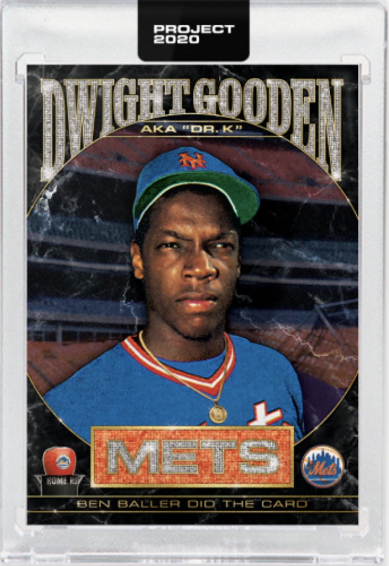 Dwight Gooden 1985 Topps Project 2020 Ben Baller Artist Proof /20 #86 ...