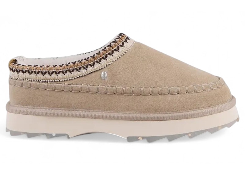 Pre-owned Emu Australia Women's  Sharky Adventure Slipper Sneakers In Sand