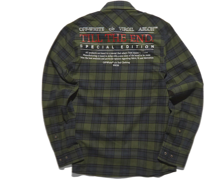 END. x Till The End Flannel Shirt Blue/Green/Red - SS21