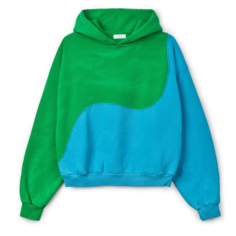 ERL Swirl Hoodie Green