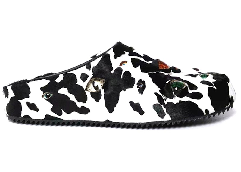 ESENES Worldwide Eyeball Mules Cow Print Men's - Sneakers - US ESENES Worldwide Eyeball Mules Cow Print Men's - Sneakers - US