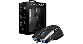 EVGA X17 Optical Gaming Mouse 903-W1-17BK-KR Black