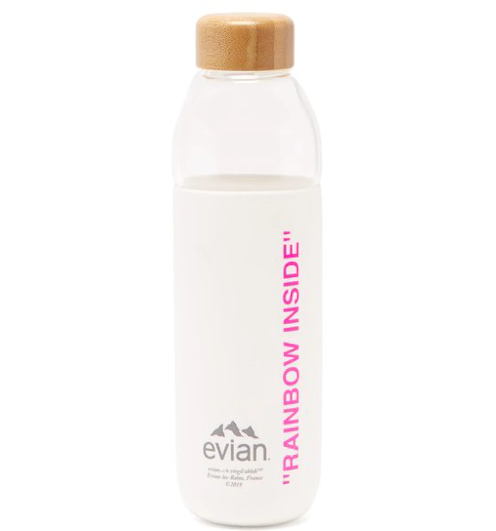 EVIAN BY VIRGIL ABLOH x SOMA Rainbow Inside Refillable Glass