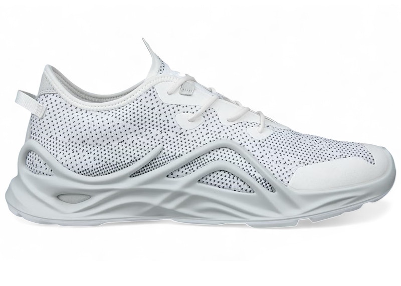 Pre-owned Ecco Men's  Biom Infinite Sneakers In White/black/grey In Multi