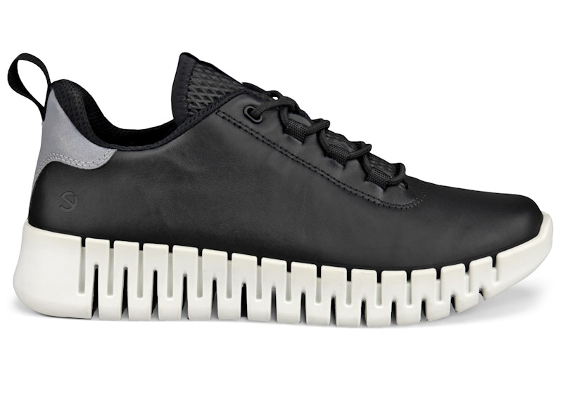 Pre-owned Ecco Gruuv Grey White (women's) Sneakers In Black