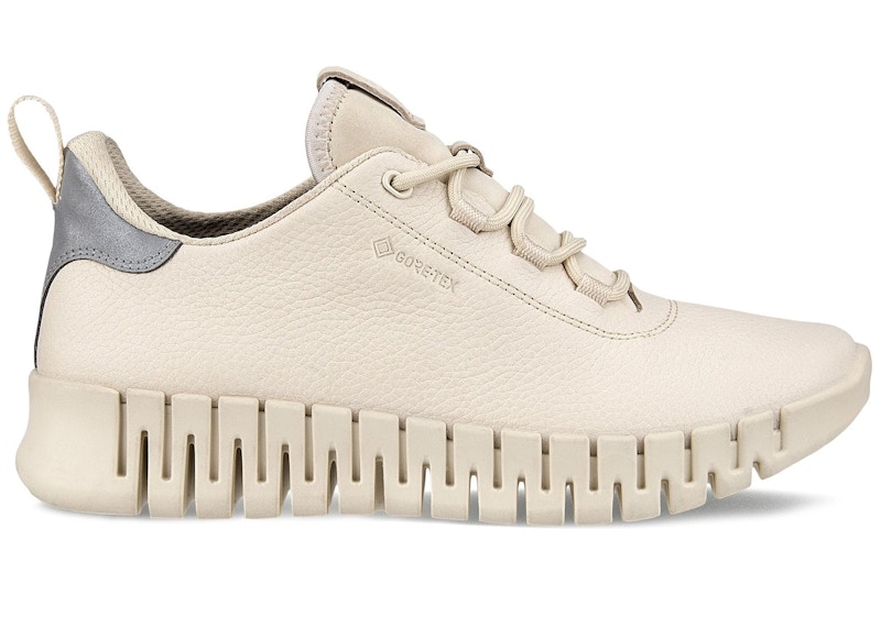 Pre-owned Ecco Gruuv Goretex Limestone Reflective (women's) Sneakers In Beige In Sand