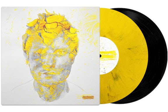 Ed Sheeran Subtract Deluxe 2XLP Vinyl Black & Yellow and Black Marble