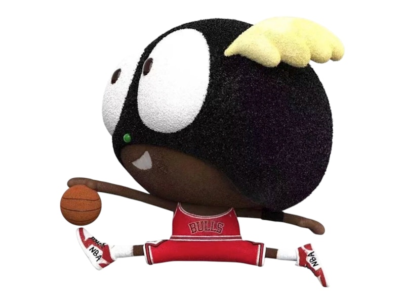 Edgar Plans x NBA 75th Anniversary Chicago Bulls Red Plush - US