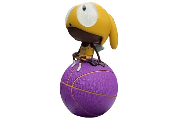 Edgar Plans x Figura de baloncesto de Los Angeles Lakers de la NBA