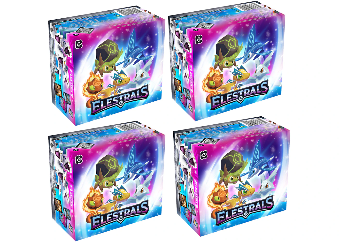 Elestrals Base Set Founders Edition Booster Box 4x Lot - US Elestrals Base Set Founders Edition Booster Box 4x Lot - US