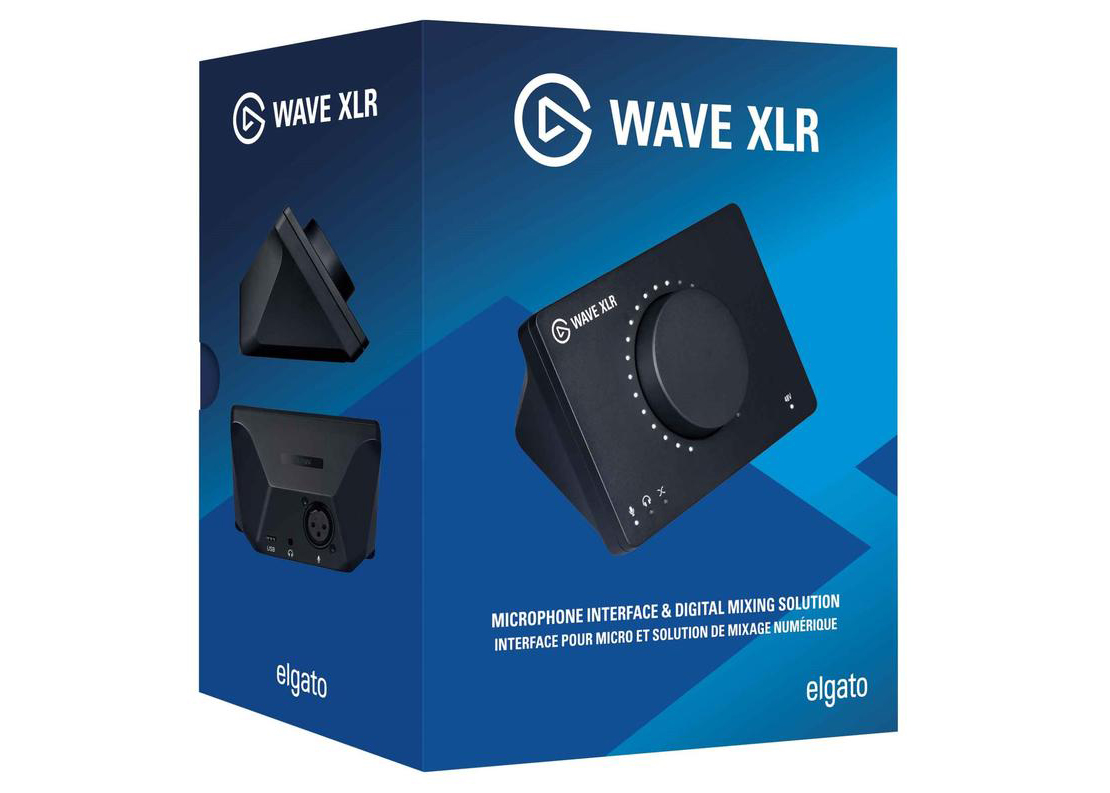 Elgato Wave XLR/USB-C Microphone Interface & Digital Mixing Solution  10MAG9901 Black