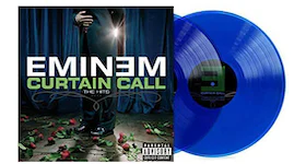 Eminem Curtain Call Limited Edition 2XLP Vinyl Translucent Blue