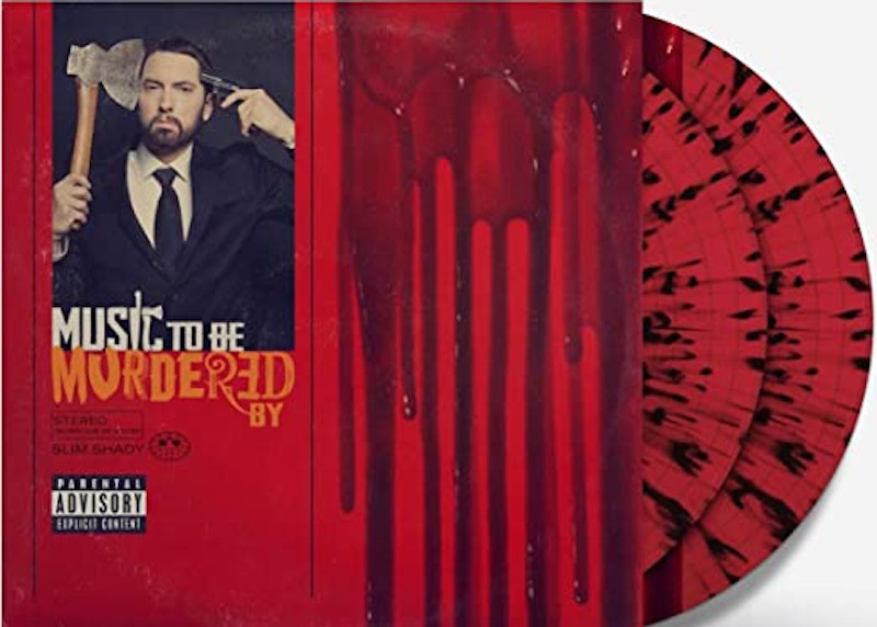 Eminem Music To Be Murdered By Limited Edition Red With Black Splatter ...