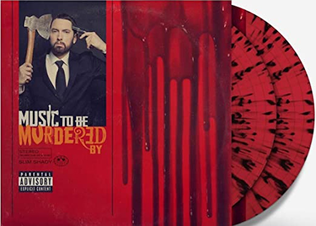 Eminem Music To Be Murdered By Limited Edition Red With Black Splatter 