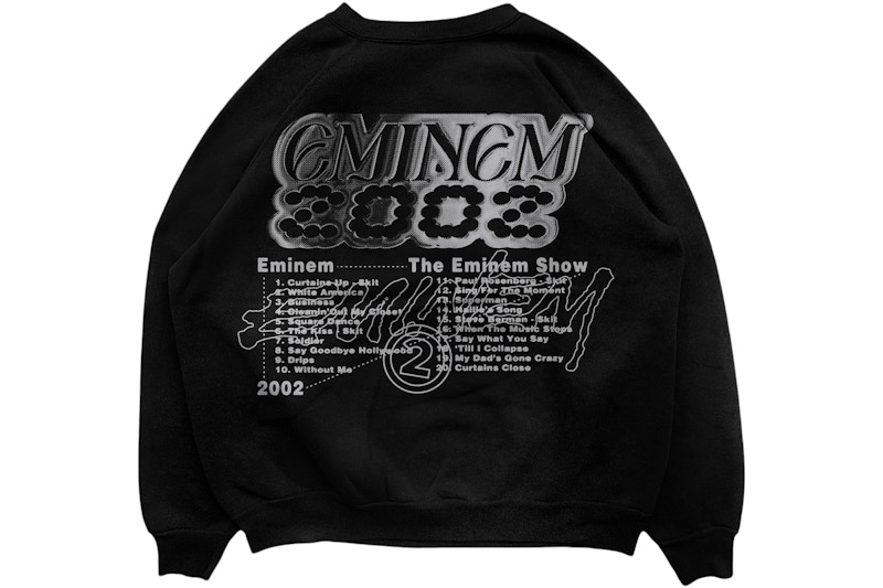 Eminem The Eminem Show Chrome Logo Crewneck Black 男士- TW