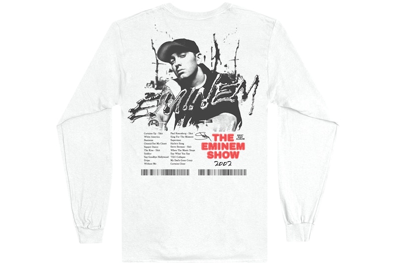 Eminem The Eminem Show Lonsleeve T-shirt White 男士- TW