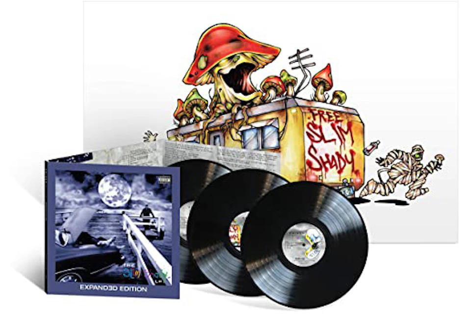Eminem The Slim Shady LP Expanded Edition 3XLP Vinyl Black