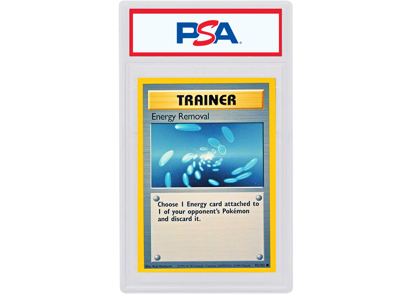 Energy Removal 1999 Pokemon TCG Base Set #92/102 (PSA or BGS Graded) - 1999 - US Energy Removal 1999 Pokemon TCG Base Set #92/102 (PSA or BGS Graded) - 1999 - US
