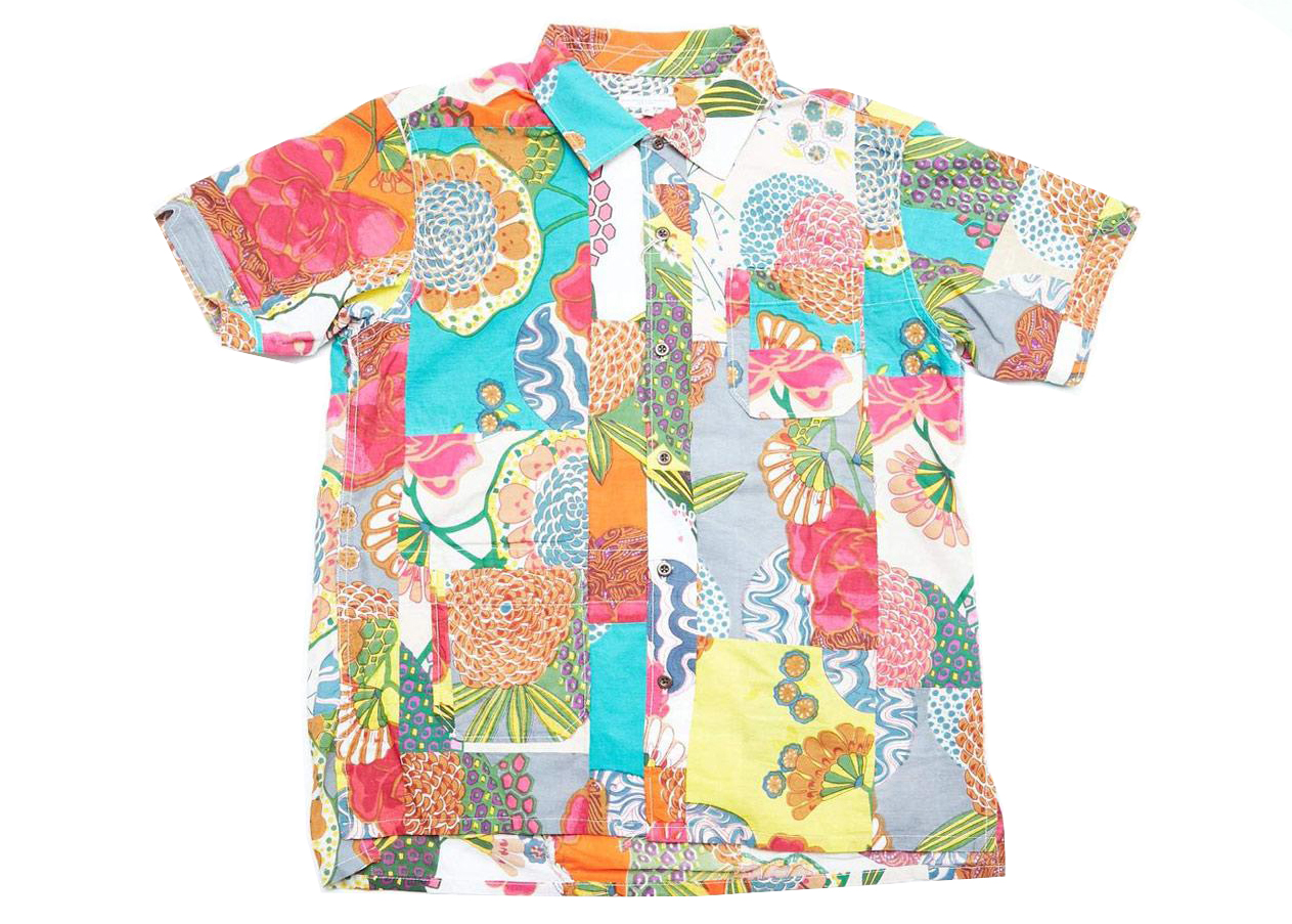 Engineered Garments Camp Shirt Multicolor Floral Patchwork 男士