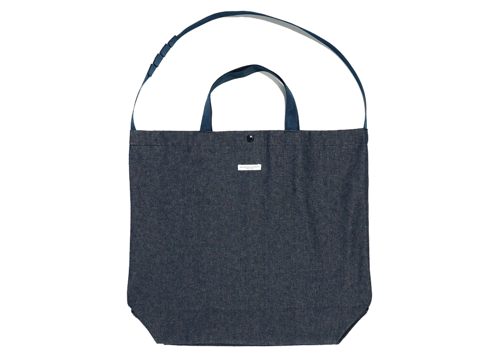 Engineered Garments Carry All Tote Indigo Industrial Denim in