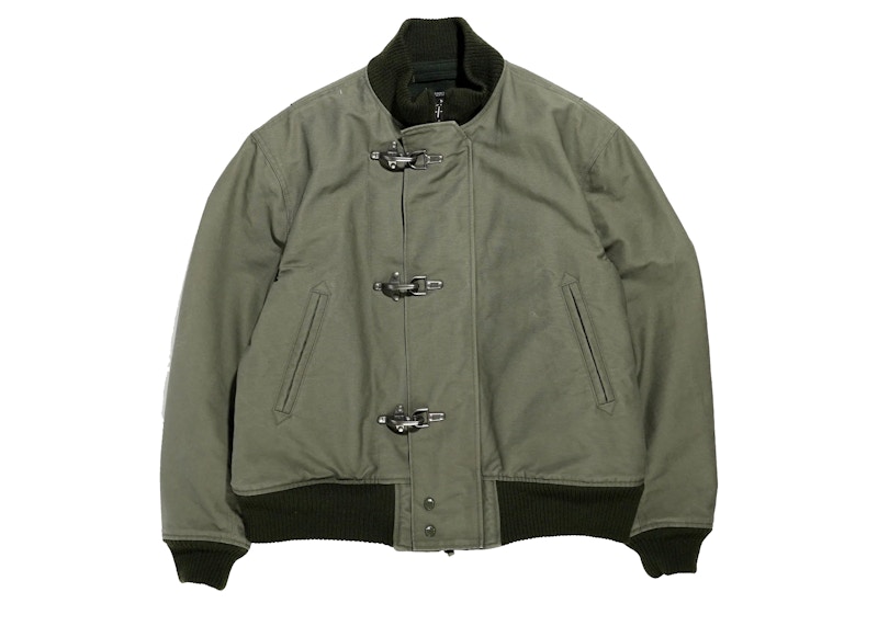 Engineered Garments Deck Jacket Olive Men's - FW22 - US