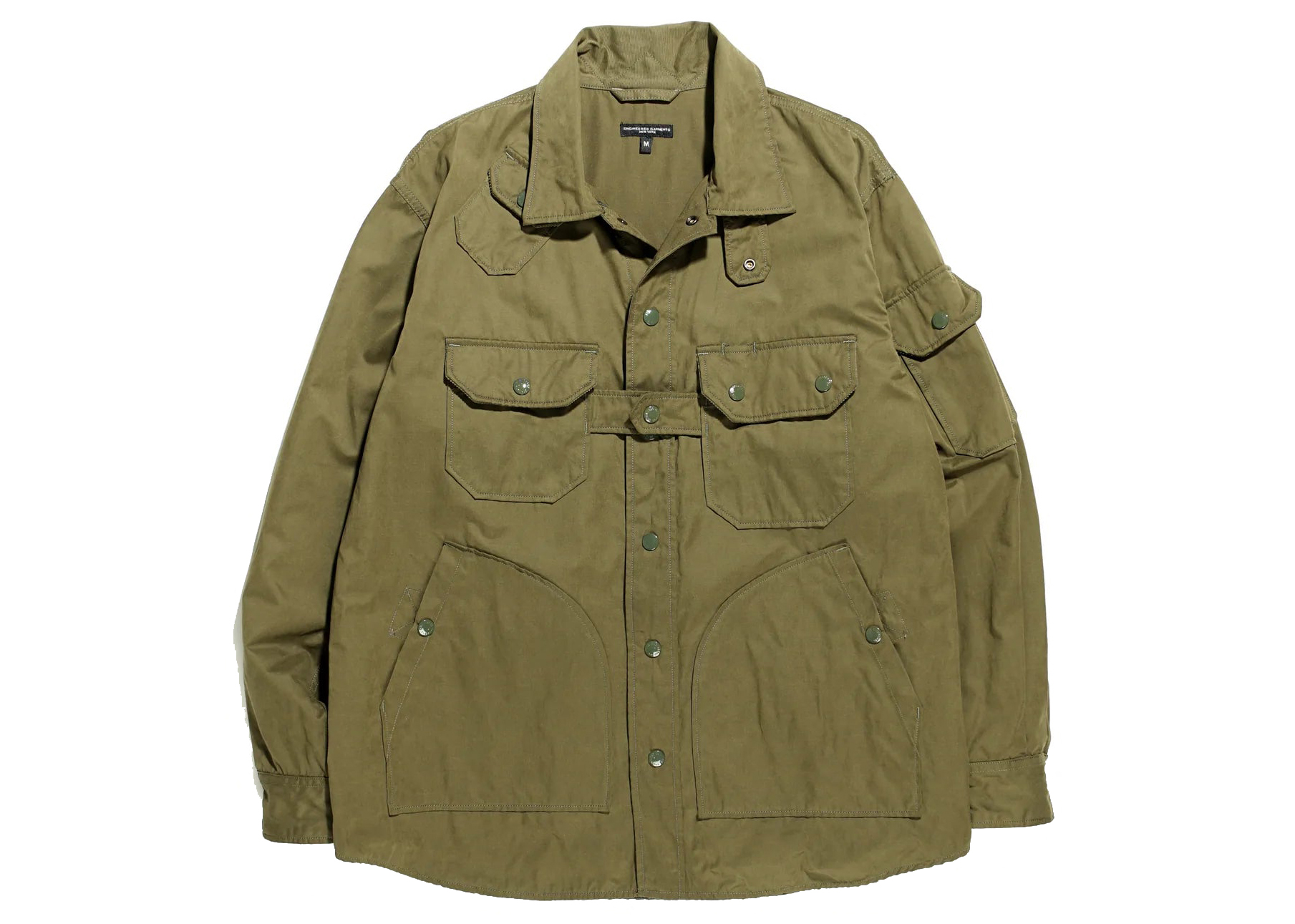 Engineered Garments Explorer Shirt Jacket Olive - FW22 男装- CN