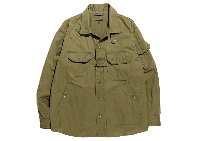 Engineered Garments Explorer Shirt Jacket Olive Men's - FW22 - GB