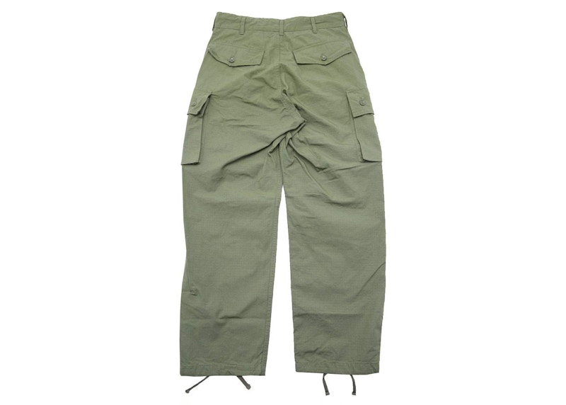 Engineered Garments FA Ripstop Cotton Pant Olive Men's - SS21 - US